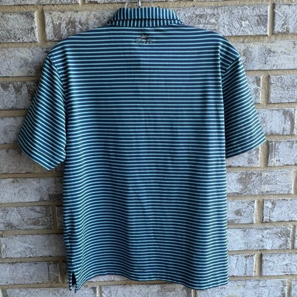Peter Miller Sumer Comfort Short Sleeve Striped Polo Shirt Boys Size L (11-12) - Picture 2 of 7